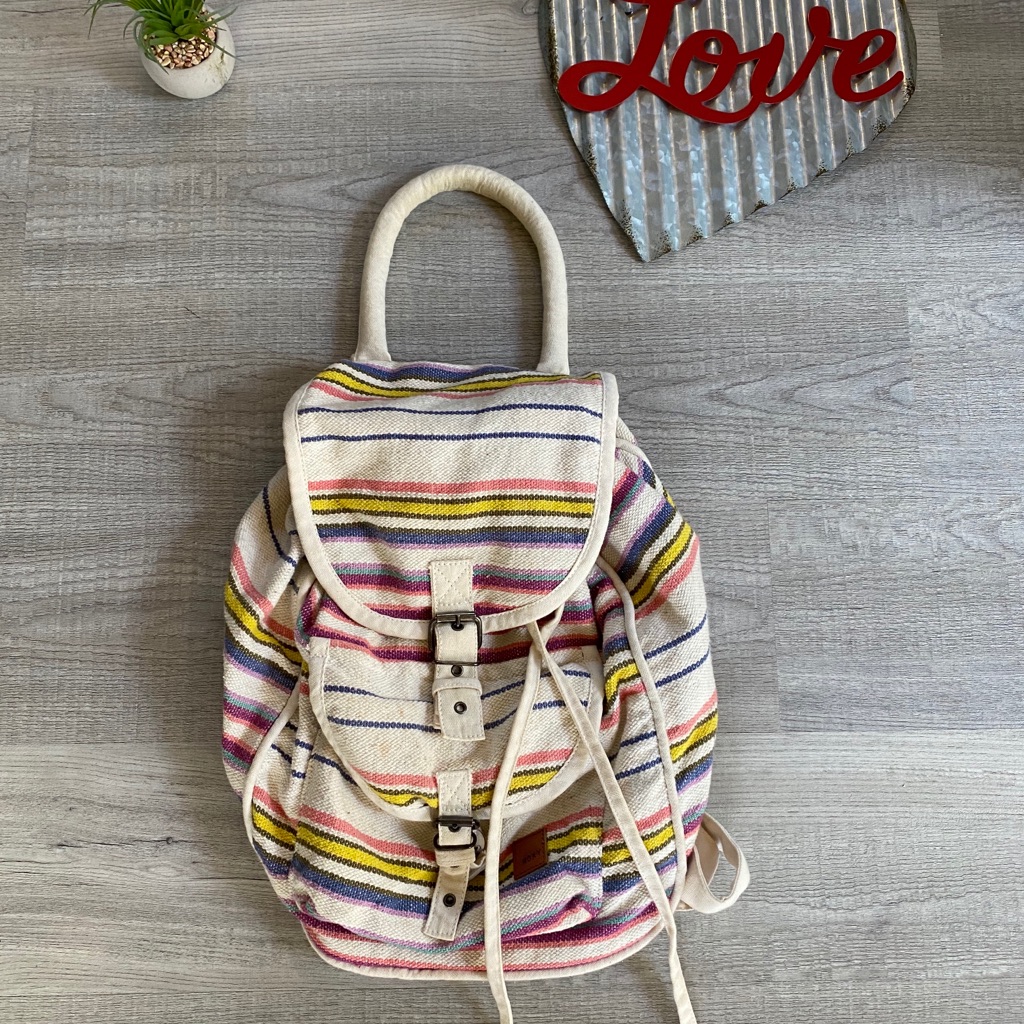 Roxy Canvas Multicolor Backpack
